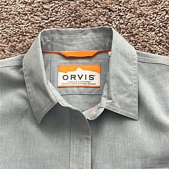 Orvis Outdoor Outfitters Instructors and Apparel Makers Womens Blue Shirt - Picture 2 of 11